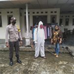 Bhabinkamtibmas Polsek Widasari Giat Posko PPKM Berskala Mikro
