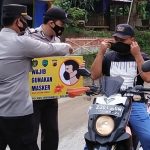 Polsek Cantigi Giat Operasi Yustisi PPKM Mikro & Bagikan Masker