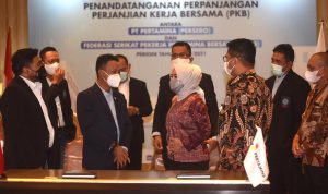 Pertamina - FSPPB Resmi Perpanjang Perjanjian Kerja Bersama