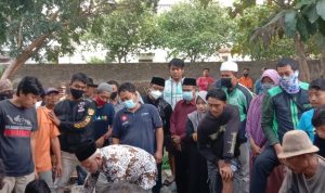 Ibnu Abdul Azis Korban Tangki Terbakar Telah Dibumikan