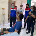 Empat  Pasien Korban Insiden Tangki T-301 Kilang Balongan  Kembali ke Rumah