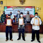 Tiga Kontestan Calon Kepala Desa  Sambimaya Resmi Dapatkan Nomer 