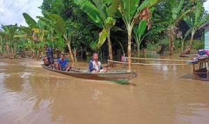 Sungai Lakitan Meluap, Lima Desa di Kabupaten Musi Rawas Sumsel Terendam Banjir