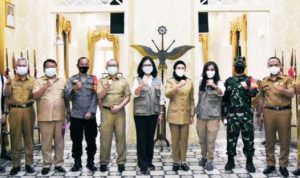 Satgas Penanganan Covid-19 Nasional Berkunjung Ke Pemkab Indramayu