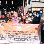 IKA Care Bersinergi Dengan DPK KNPI Anjatan Ajak Belanja Anak Yatim Piatu