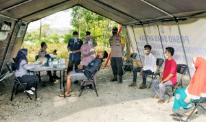 Batalyon D Pelopor Satbrimob Polda Metro Jaya Gelar Swab Antigen Gratis