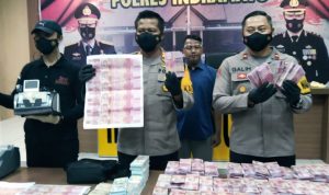 Polres Indramayu Tangkap Pengedar Uang Palsu