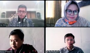 Duta Besar Palestina Zuhair Al-Shun Berbincang-bincang dengan Pengusaha Pers Siber Indonesia