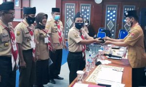 Muscab XII Gerakan Pramuka Kwartir Cabang Indramayu, Erwin Purnama Terpilih Sebagai Ketua Periode 2021-2026