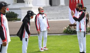 Presiden Jokowi Lepas Kontingen Indonesia ke Olimpiade Tokyo