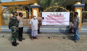 Selama PPKM Darurat, Forkopimcam Haurgelis Tutup Sementara Tempat Ibadah
