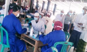 Sebanyak 130 Santri Dan Ustads Ponpes. Arribath Arrohmah Annabawiyah di Vaksin