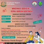 Besok Kejaksaan Negeri Indramayu Gelar Vaksinasi Gratis Dosis Dua