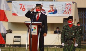 Terapkan Prokes, Pertamina RU VI Gelar Peringatan HUT RI ke-76