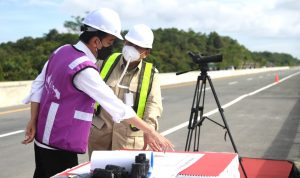Presiden Tinjau Sodetan Akses Jalan ke IKN