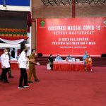 Presiden Jokowi Tinjau Vaksinasi Covid-19 bagi Masyarakat di Kota Balikpapan