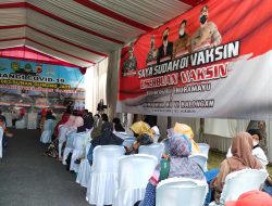 500 Orang  Ikuti Vaksinasi Yang Digelar Pertamina RU VI Bersama TNI
