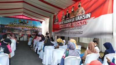 500 Orang Ikuti Vaksinasi Yang Digelar Pertamina RU VI Bersama TNI
