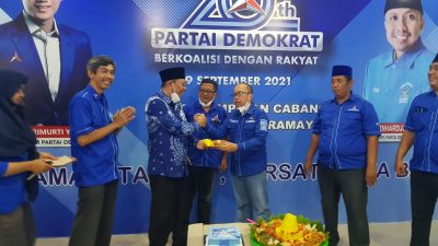Rayakan HUT 20 Tahun DPC Demokrat Indramayu Usung Kebangkitan di Pemilu 2024