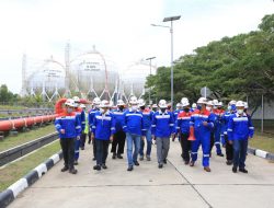 Kawal Proyek Strategis, Kementerian BUMN dan Pertamina, Lakukan Kunker dan MWT Bersama ke Terminal LPG Tanjung Sekong