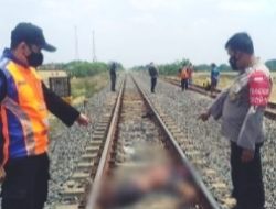 Tragis Pemuda Ganteng Diduga Bunuh Diri di Rell Kereta Api Desa Sukamelang