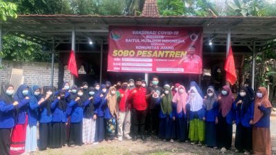 BAMUSI Beserta Komunitas Juang, Gelar Vaksinasi Untuk Santri di Ponpes