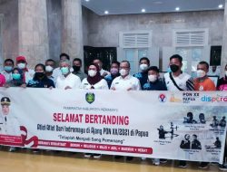 Nina Agustina, Melepas Atlet Indramayu Untuk Memperkuat Skuad Provinsi Jawa Barat Pada PON di Papua