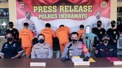 Pelaku Pencurian Dengan Modus Gembos Ban Diringkus Polres Indramayu