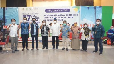 Sambut HUT Indramayu, Sentra Vaksinasi Pertamina Balongan Suntikkan 5000 Dosis Vaksin Tahap 2 Untuk Masyarakat Indramayu