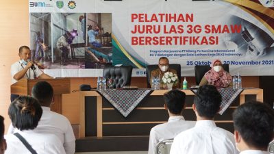 Tingkatkan Kompetensi, Pertamina Kembali Adakan Pelatihan Las Untuk Pemuda Indramayu