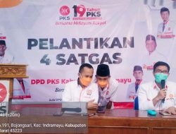 Menuju Pemenangan Pemilu 2024, DPTD PKS Melantik 4 Satuan Tugas