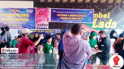 IMOGEN Indramayu Berbagi Dengan Anak Yatim