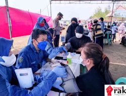 Pengelola Objek Wisata Pantai Karangsong Bekerjasama Dengan Puskesmas Margadadi Adakan Vaksinasi Untuk Herd Immunity
