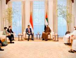 Tiba di Istana Al-Shatie, Presiden Disambut Putra Mahkota Abu Dhabi