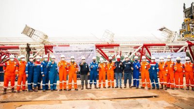 PT Pertamina Hulu Mahakam Layarkan Dek Anjungan Migas Lepas Pantai WPN4 dan WPS3 Proyek JSN