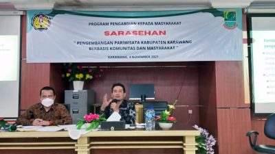 BAPPEDA Karawang Gelar Sarasehan Bertajuk Pembangunan Pariwisata Berbasis Komunitas