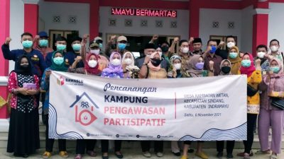 Desa Rambatan Wetan Indramayu dicanangkan sebagai Kampung Pengawasan Partisipatif oleh Bawaslu