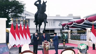 Presiden Jokowi Resmikan Tugu Api Semangat Indonesia Merdeka Tidak Pernah Padam