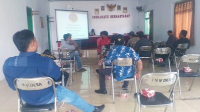 F-PRB Kembali Sosialisasikan Penanganan Banjir di Desa Karang Tumaritis