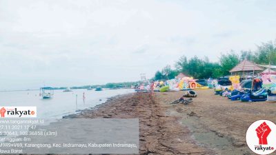 Pengelola Obyek Wisata Pantai Karangsong lakukan ini saat PPKM level 3