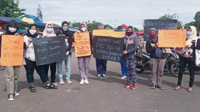 Women's March Indramayu Gelar Aksi Silent Campaign