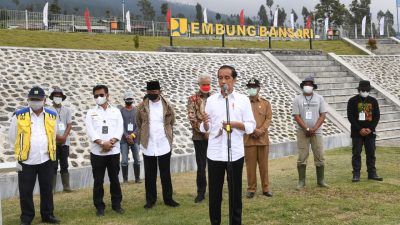 Presiden Jokowi Resmikan Empat Embung di Jawa Tengah