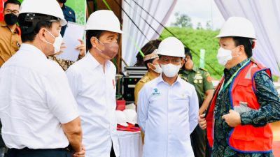 Presiden Jokowi Groundbreaking Kawasan Industri Hijau Indonesia