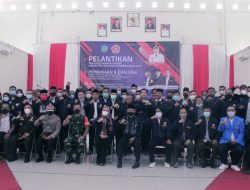 Sebagai rasa syukur selesai dilantik Karang Taruna Kabupaten Indramayu santuni anak yatim-piatu