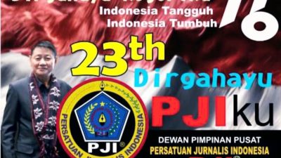 HUT PJI Ke-23, Ketum Hartanto Boechori: Penegak hukum berkaitan dengan masalah tugas Jurnalistik, agar mengacu pada Undang-undang Pers