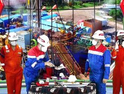 Sambut 2022, PT Pertamina EP Bunyu Field Tajak Sumur B2102