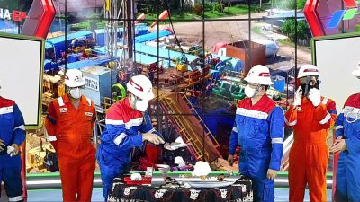 Sambut 2022, PT Pertamina EP Bunyu Field Tajak Sumur B2102
