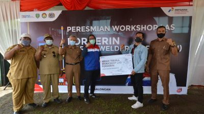 Bantu Fasilitasi Workshop Las, Pertamina RU VI Komit Tingkatkan Skill Pemuda Indramayu