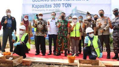 Dandim 0616/Indramayu Dampingi Bupati Dalam Kunker Dirjen PDSPKP RI