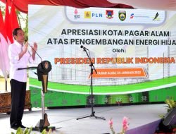 Presiden Jokowi Apresiasi Upaya Kota Pagar Alam Jadi Kota Energi Hijau